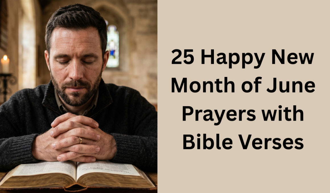 25 Happy New Month of June Prayers with Bible Verses