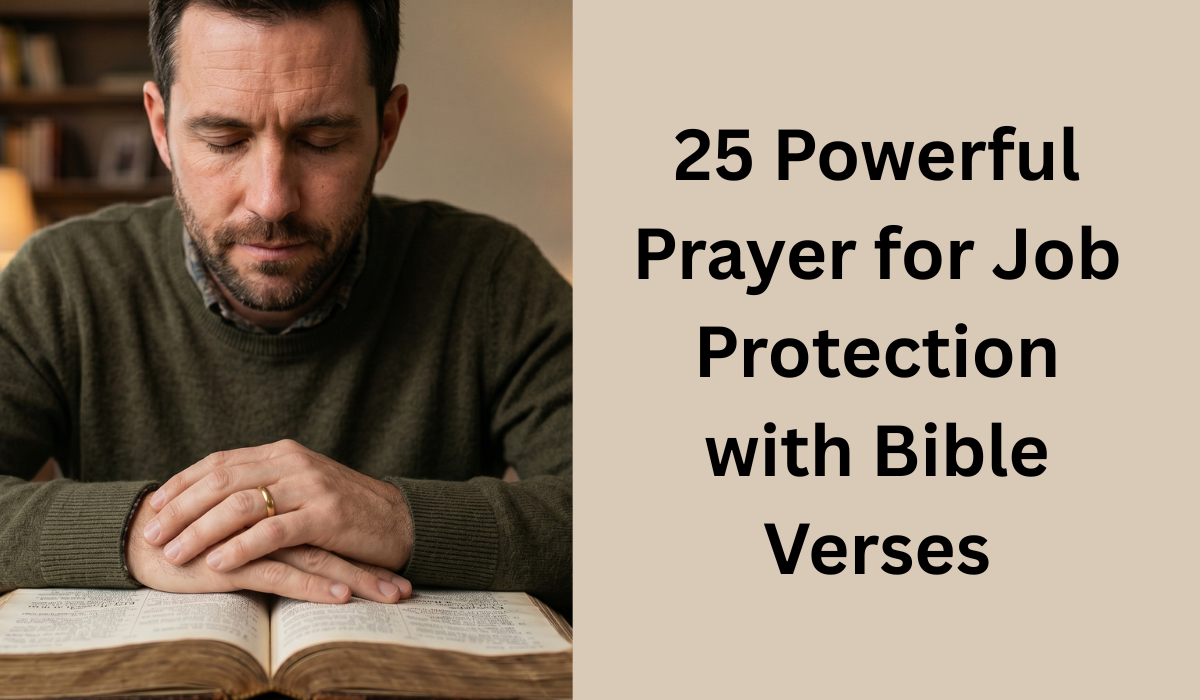 25 Powerful Prayer for Job Protection with Bible Verses (2026)
