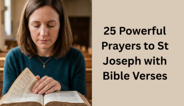25 Powerful Prayers to St Joseph with Bible Verses