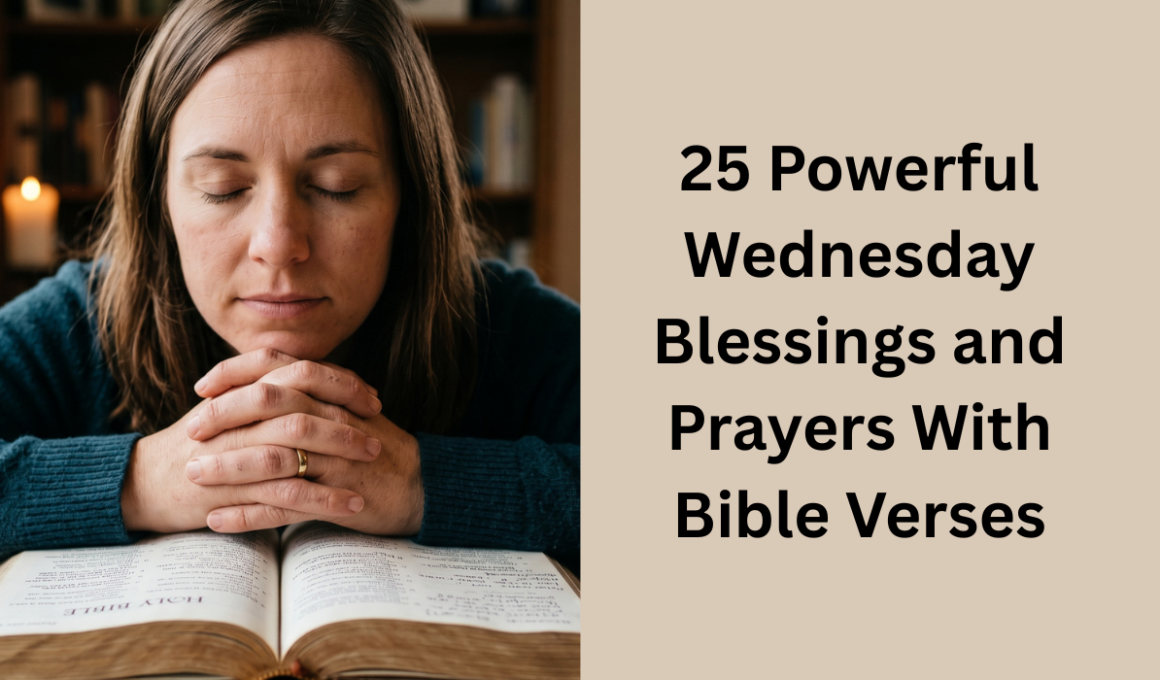 25 Powerful Wednesday Blessings and Prayers With Bible Verses