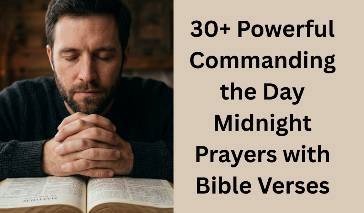 30+ Powerful Commanding the Day Midnight Prayers with Bible Verses